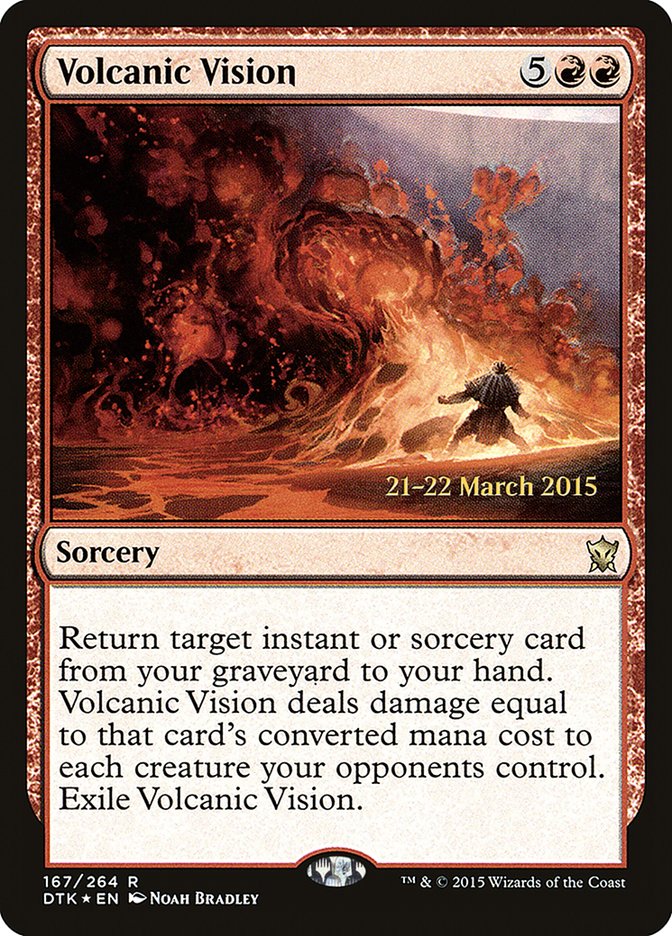 Volcanic Vision [Dragons of Tarkir Promos] | KingTCG.ca