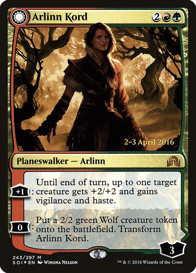 Arlinn Kord // Arlinn, Embraced by the Moon [Shadows over Innistrad Promos] | KingTCG.ca