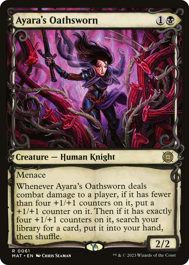 Ayara's Oathsworn (Showcase) [March of the Machine: The Aftermath] | KingTCG.ca