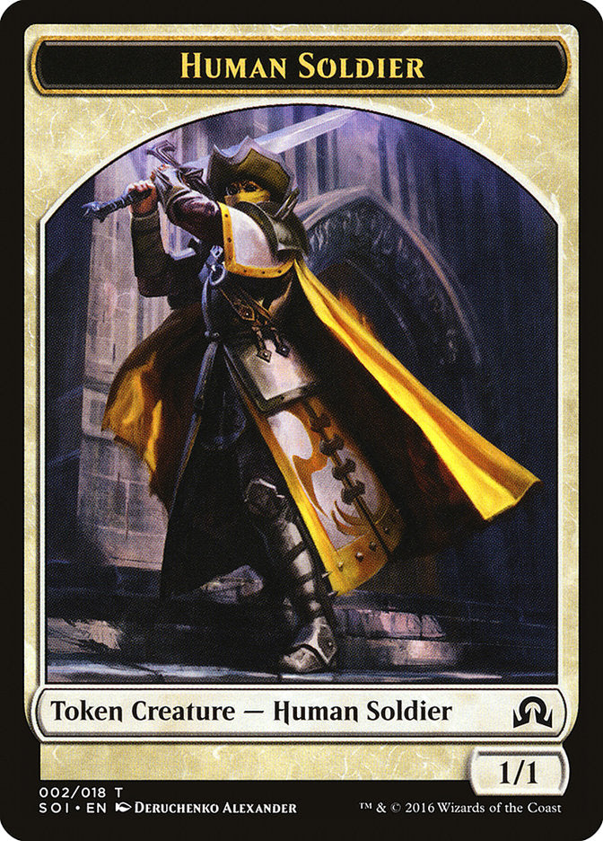 Human Soldier [Shadows over Innistrad Tokens] | KingTCG.ca