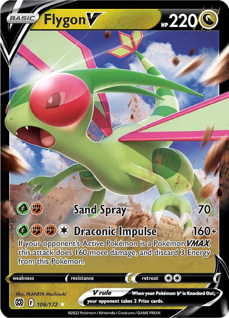 Flygon V (106/172) [Sword & Shield: Brilliant Stars] | KingTCG.ca