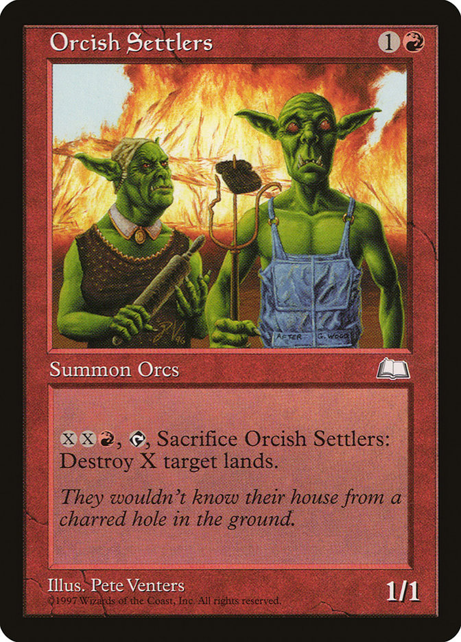 Orcish Settlers [Weatherlight] | KingTCG.ca