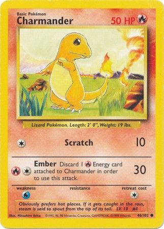 Charmander (46/102) [Base Set] | KingTCG.ca