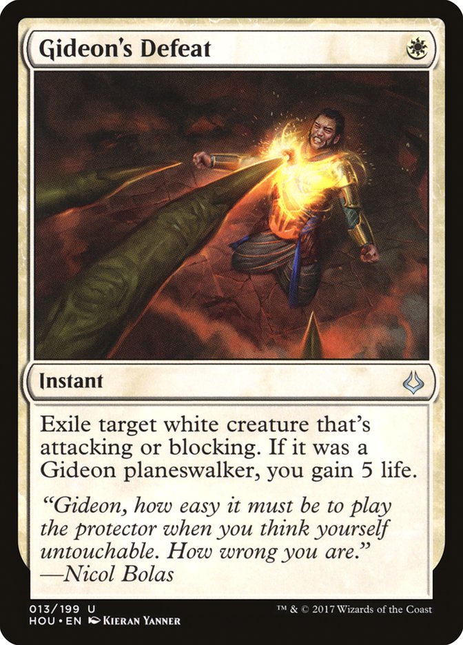 Gideon's Defeat [Hour of Devastation] | KingTCG.ca