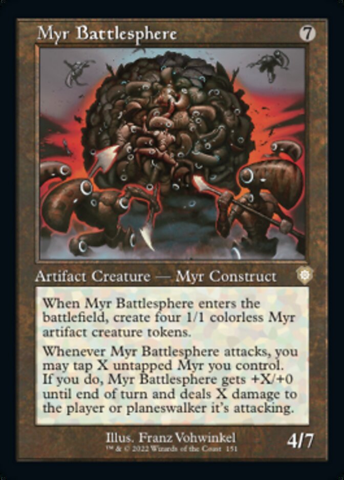 Myr Battlesphere (Retro) [The Brothers' War Commander] | KingTCG.ca