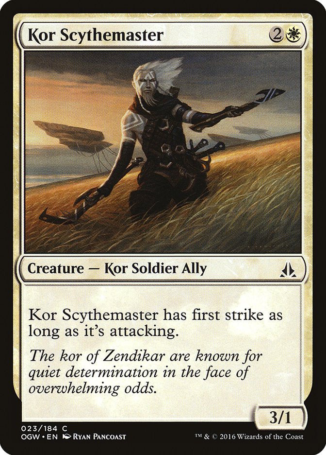 Kor Scythemaster [Oath of the Gatewatch] | KingTCG.ca