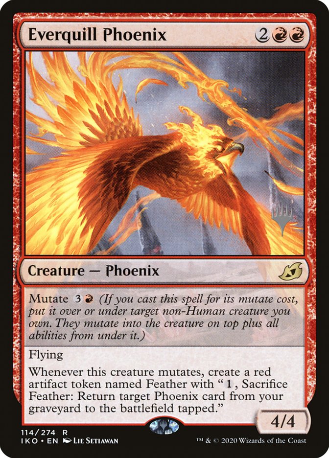 Everquill Phoenix (Promo Pack) [Ikoria: Lair of Behemoths Promos] | KingTCG.ca