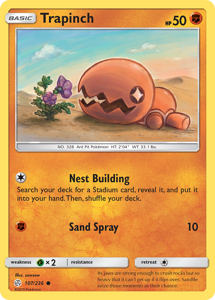 Trapinch (107/236) [Sun & Moon: Cosmic Eclipse] | KingTCG.ca