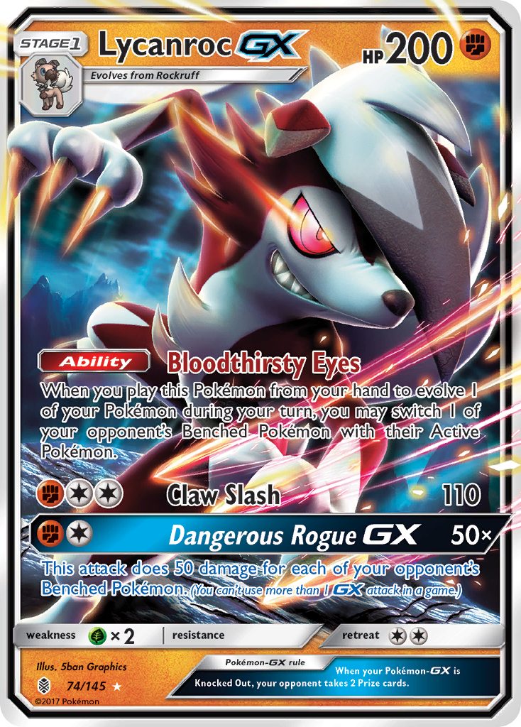 Lycanroc GX (74/145) [Sun & Moon: Guardians Rising] | KingTCG.ca