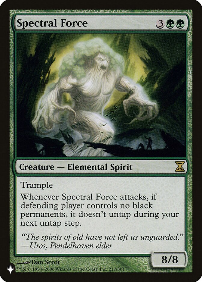 Spectral Force [The List] | KingTCG.ca