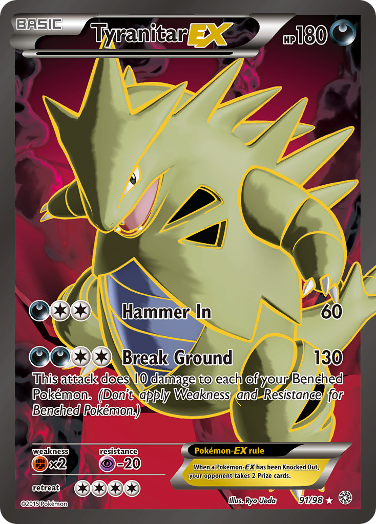 Tyranitar EX (91/98) [XY: Ancient Origins] | KingTCG.ca