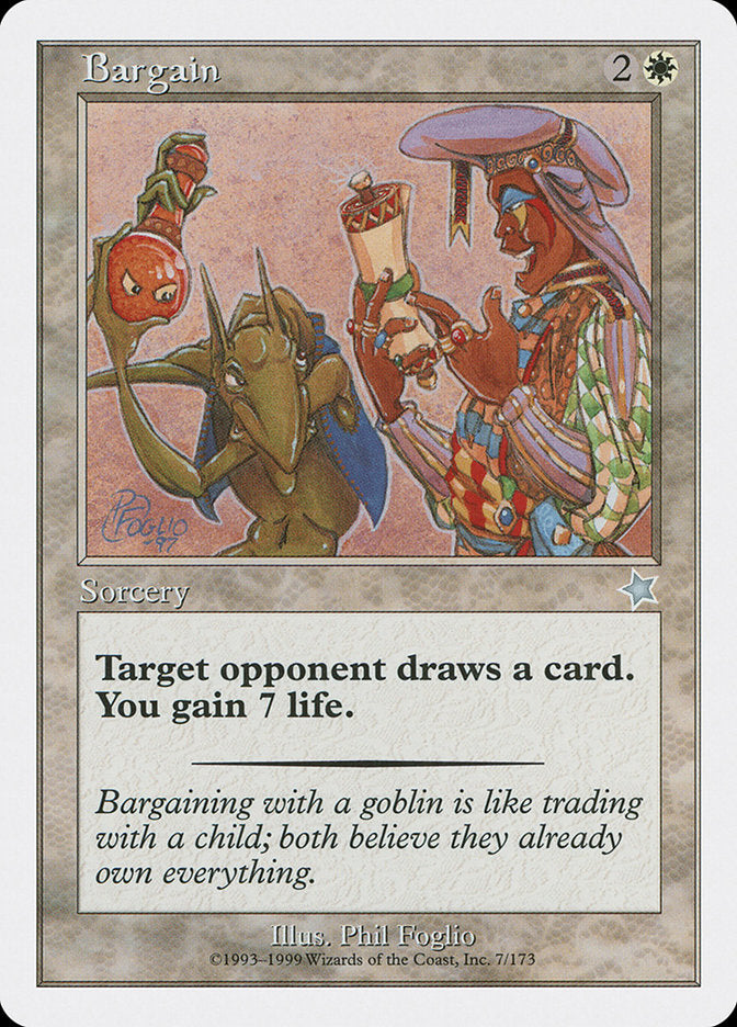 Bargain [Starter 1999] | KingTCG.ca