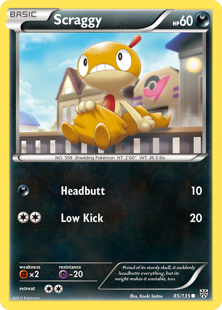 Scraggy (85/135) [Black & White: Plasma Storm] | KingTCG.ca