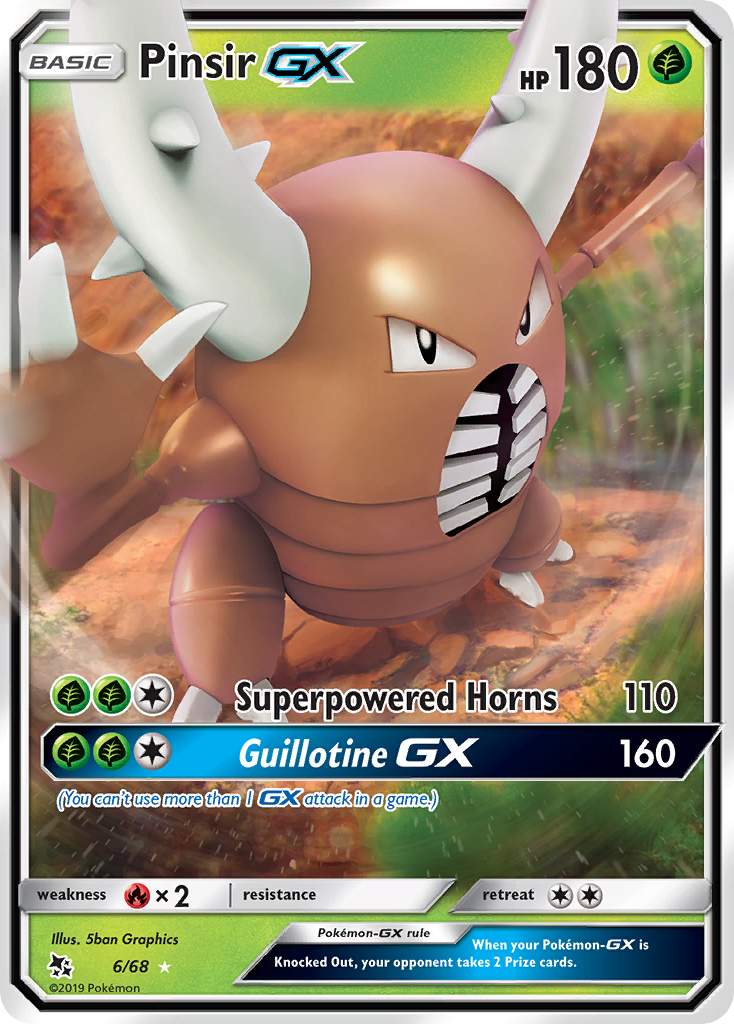 Pinsir GX (6/68) [Sun & Moon: Hidden Fates] | KingTCG.ca