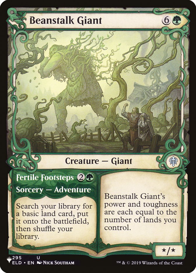 Beanstalk Giant // Fertile Footsteps (Showcase) [The List] | KingTCG.ca