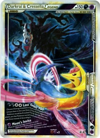 Darkrai & Cresselia LEGEND (99/102) (Jumbo Card) [HeartGold & SoulSilver: Triumphant] | KingTCG.ca