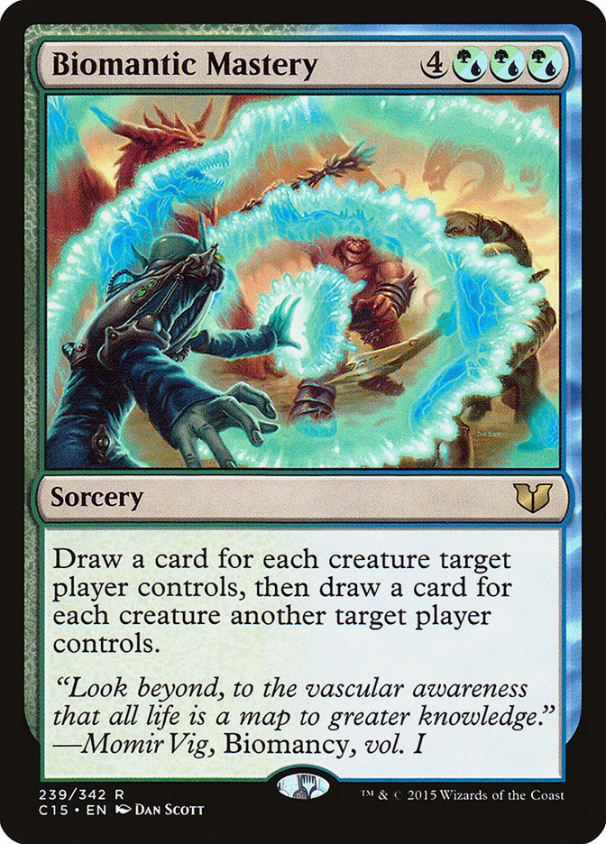 Biomantic Mastery [Commander 2015] | KingTCG.ca