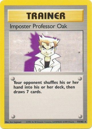 Imposter Professor Oak (73/102) [Base Set Unlimited] | KingTCG.ca