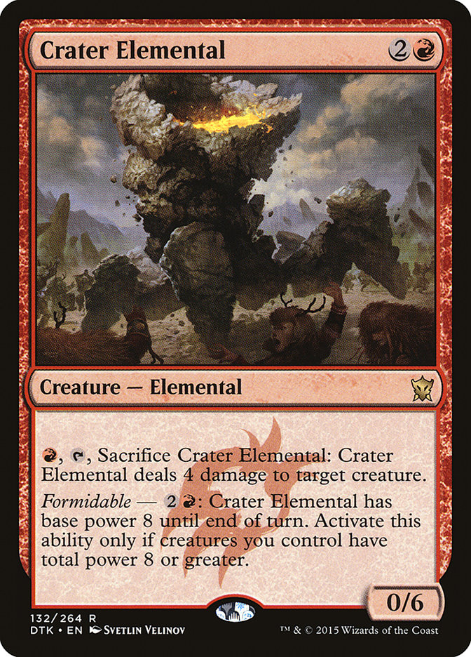 Crater Elemental [Dragons of Tarkir] | KingTCG.ca