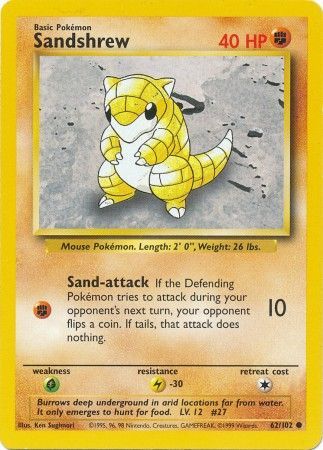 Sandshrew (62/102) [Base Set] | KingTCG.ca