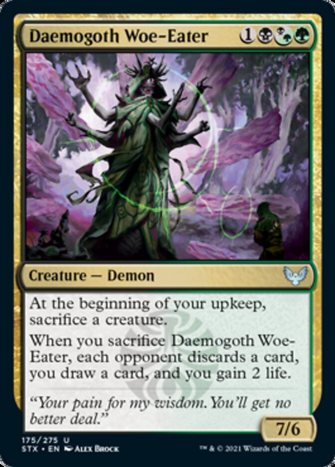 Daemogoth Woe-Eater [Strixhaven: School of Mages] | KingTCG.ca