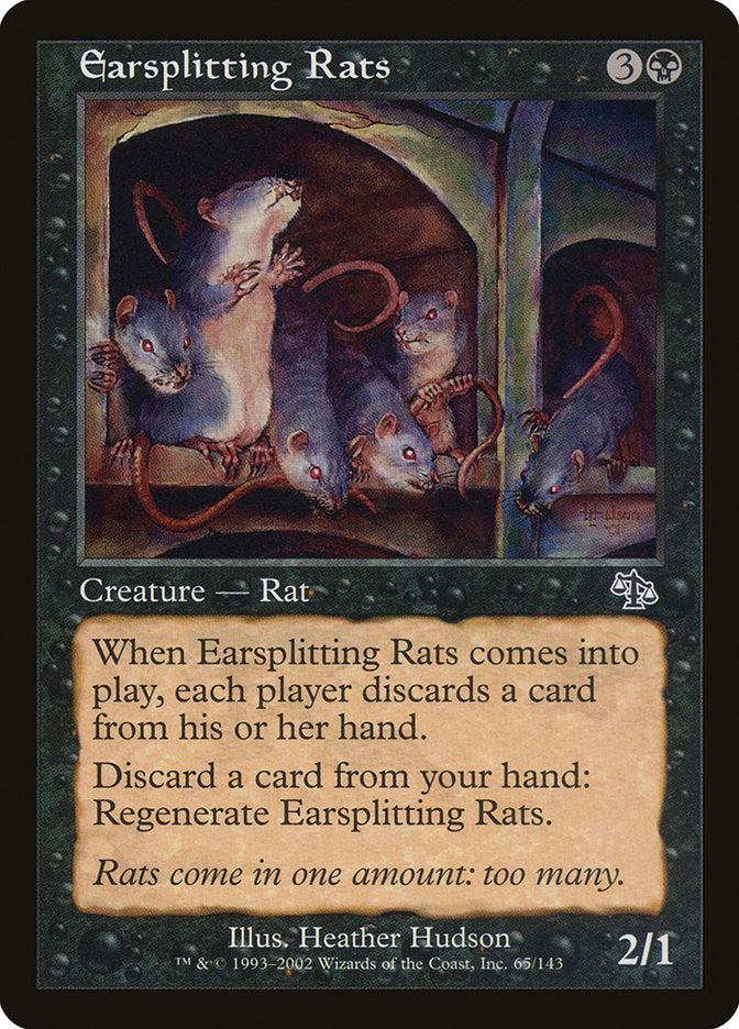 Earsplitting Rats [Judgment] | KingTCG.ca