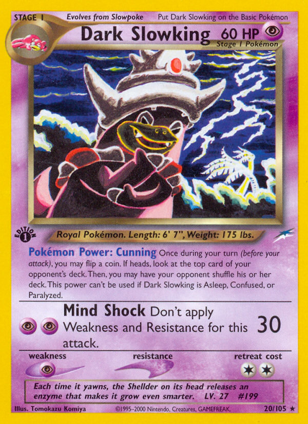 Dark Slowking (20/105) [Neo Destiny 1st Edition] | KingTCG.ca