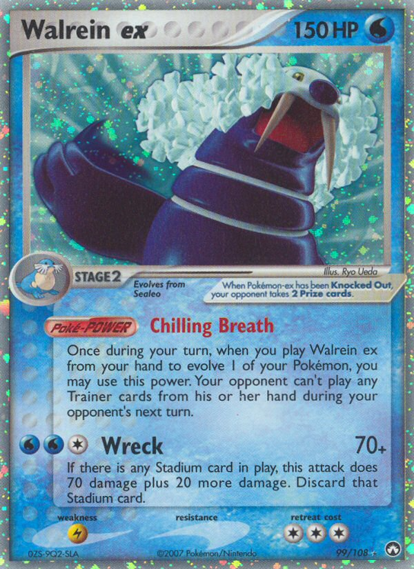 Walrein ex (99/108) [EX: Power Keepers] | KingTCG.ca