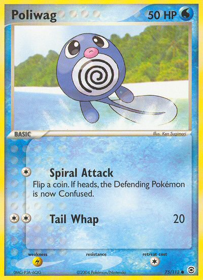 Poliwag (75/112) [EX: FireRed & LeafGreen] | KingTCG.ca