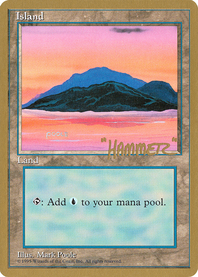 Island (shr369) (Shawn "Hammer" Regnier) [Pro Tour Collector Set] | KingTCG.ca