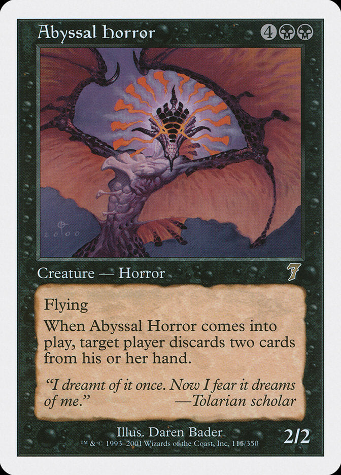 Abyssal Horror [Seventh Edition] | KingTCG.ca