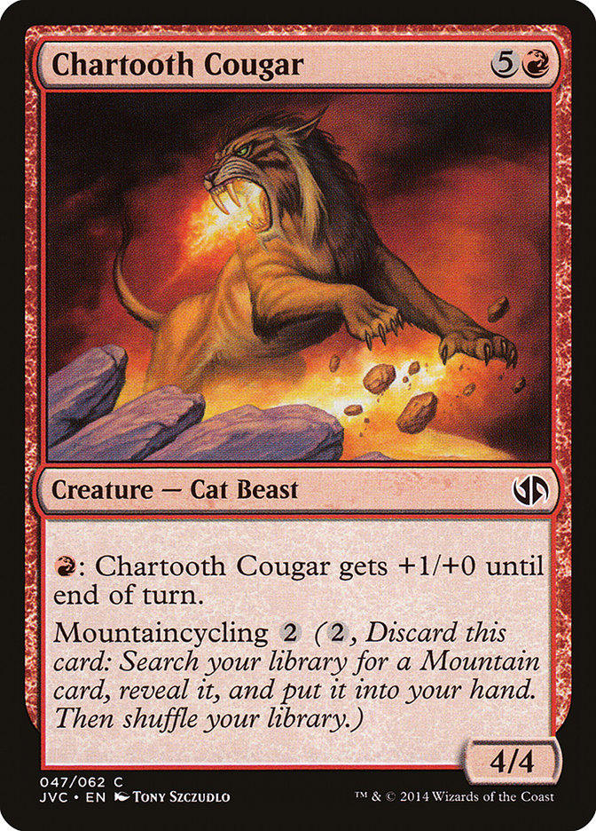 Chartooth Cougar [Duel Decks Anthology] | KingTCG.ca