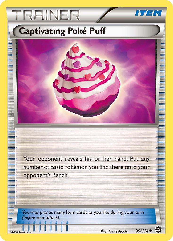 Captivating Poke Puff (99/114) [XY: Steam Siege] | KingTCG.ca