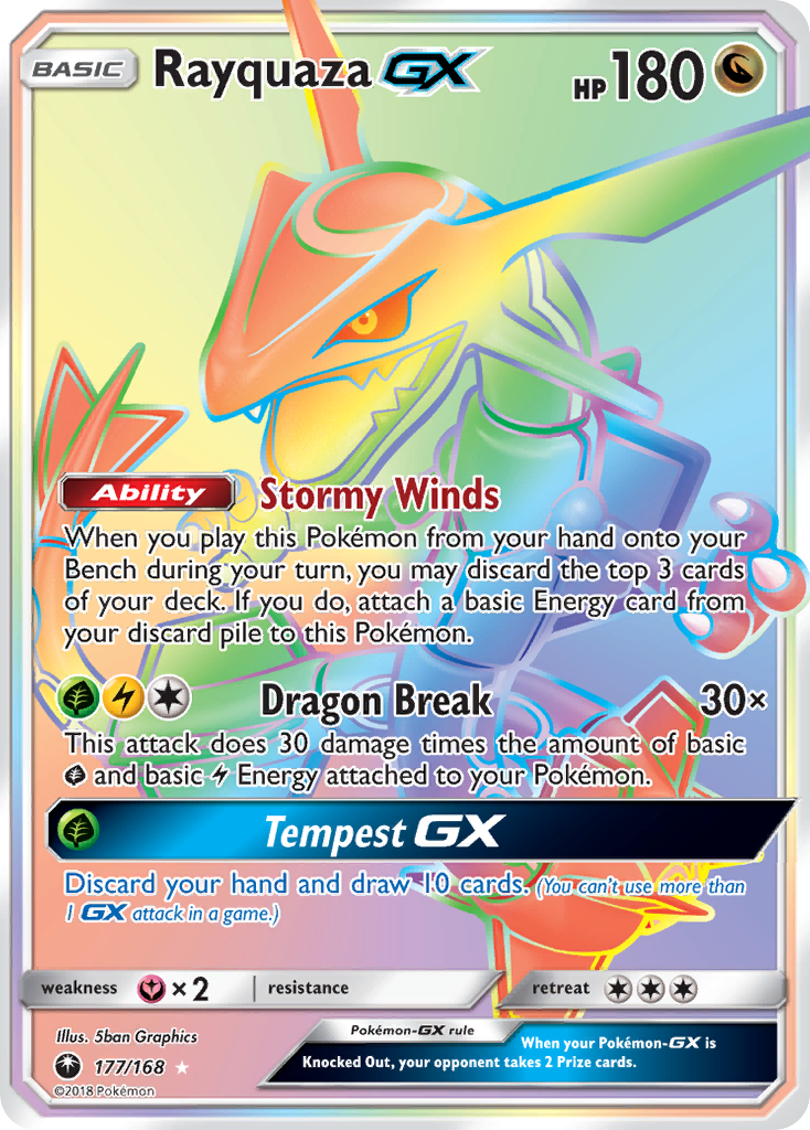 Rayquaza GX (177/168) [Sun & Moon: Celestial Storm] | KingTCG.ca