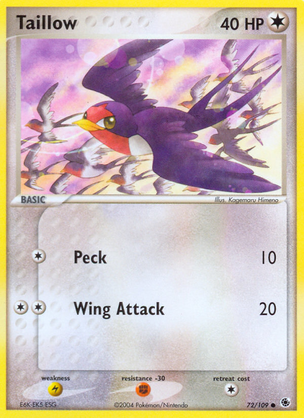 Taillow (72/109) [EX: Ruby & Sapphire] | KingTCG.ca