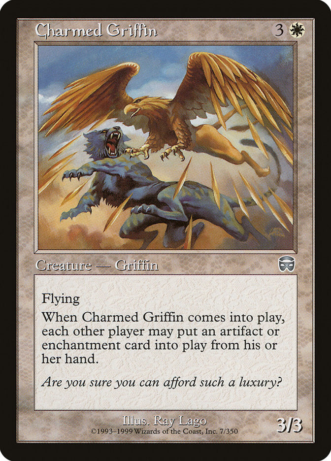 Charmed Griffin [Mercadian Masques] | KingTCG.ca