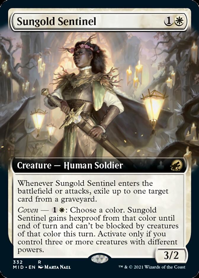 Sungold Sentinel (Extended) [Innistrad: Midnight Hunt] | KingTCG.ca