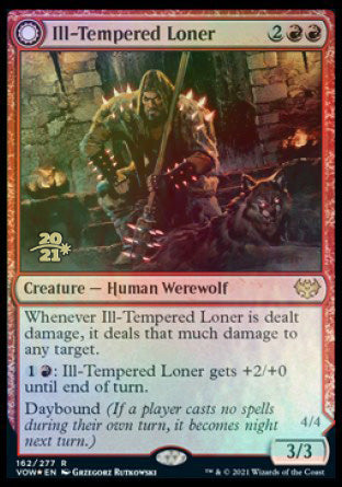 Ill-Tempered Loner // Howlpack Avenger [Innistrad: Crimson Vow Prerelease Promos] | KingTCG.ca