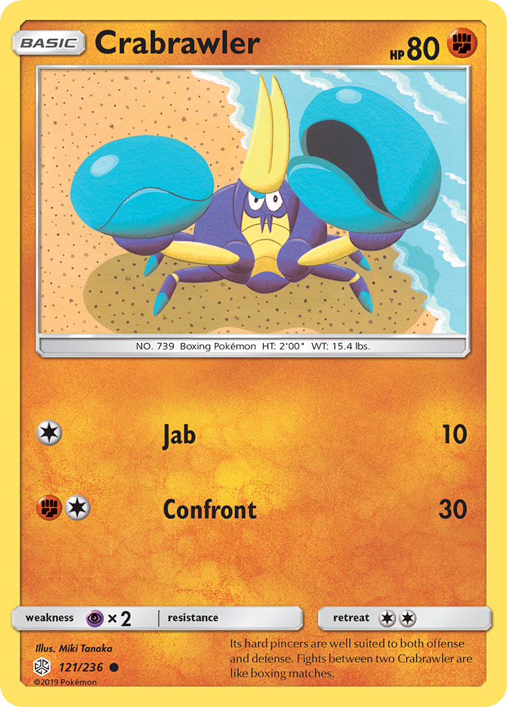 Crabrawler (121/236) [Sun & Moon: Cosmic Eclipse] | KingTCG.ca