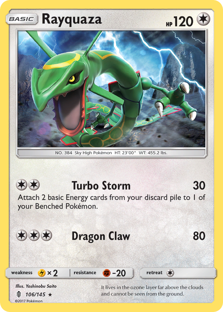 Rayquaza (106/145) [Sun & Moon: Guardians Rising] | KingTCG.ca