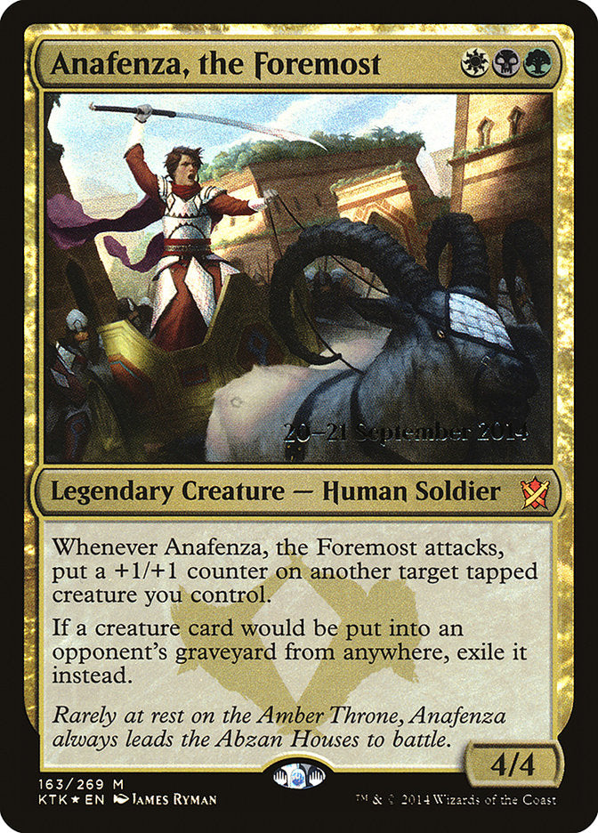 Anafenza, the Foremost [Khans of Tarkir Promos] | KingTCG.ca