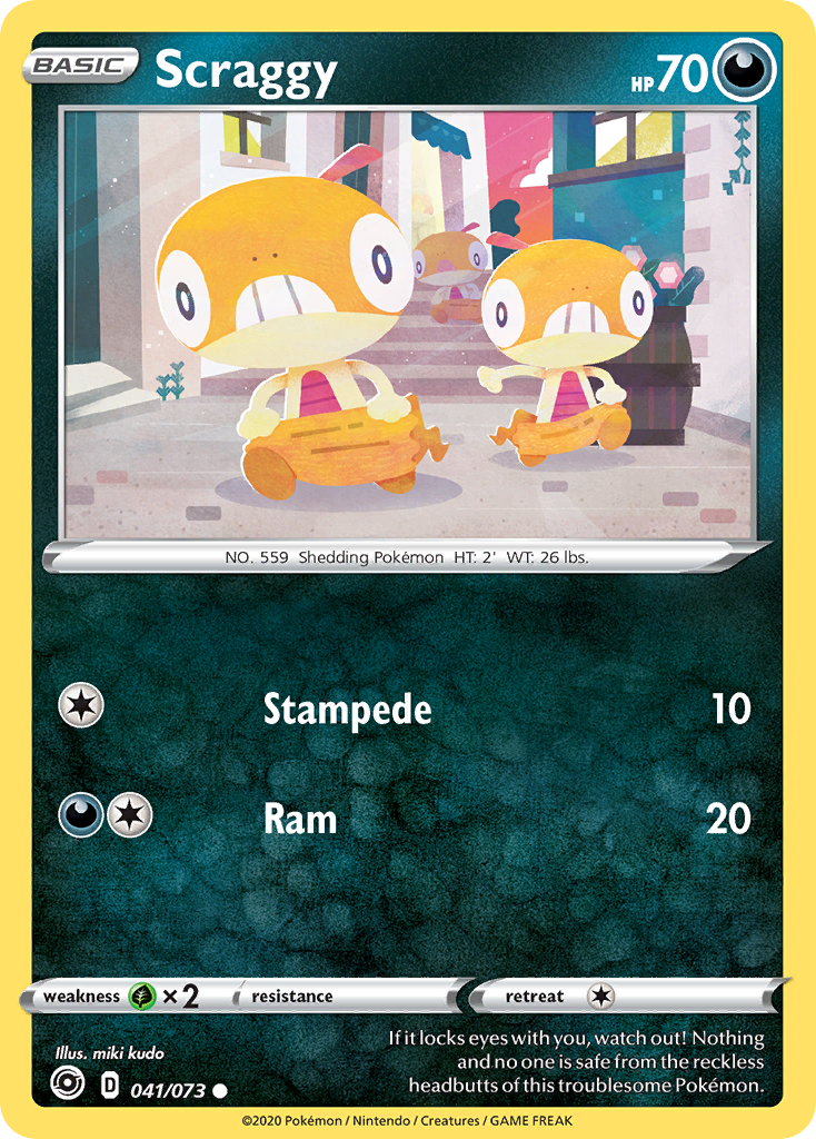 Scraggy (41/073) [Sword & Shield: Champion's Path] | KingTCG.ca