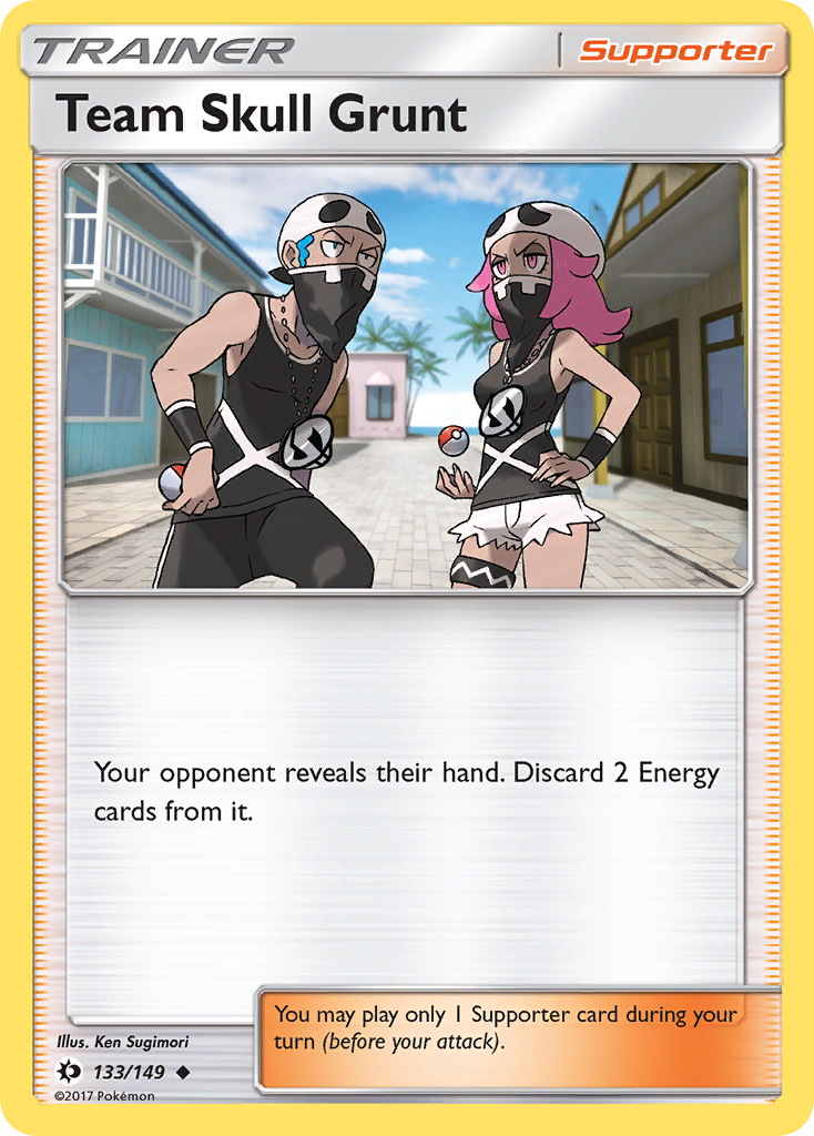 Team Skull Grunt (133/149) [Sun & Moon: Base Set] | KingTCG.ca