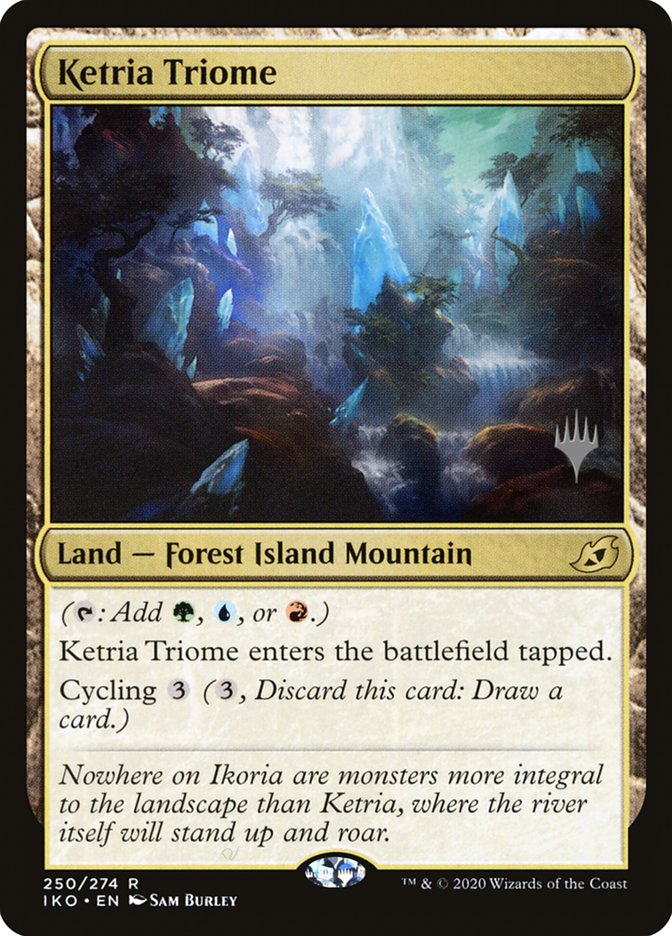 Ketria Triome (Promo Pack) [Ikoria: Lair of Behemoths Promos] | KingTCG.ca