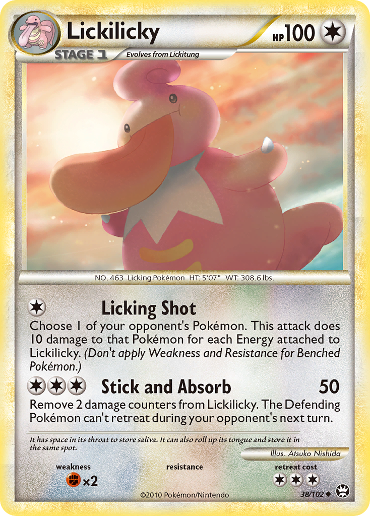 Lickilicky (38/102) [HeartGold & SoulSilver: Triumphant] | KingTCG.ca