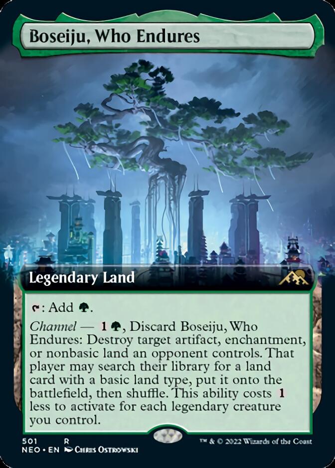 Boseiju, Who Endures (Extended) [Kamigawa: Neon Dynasty] | KingTCG.ca