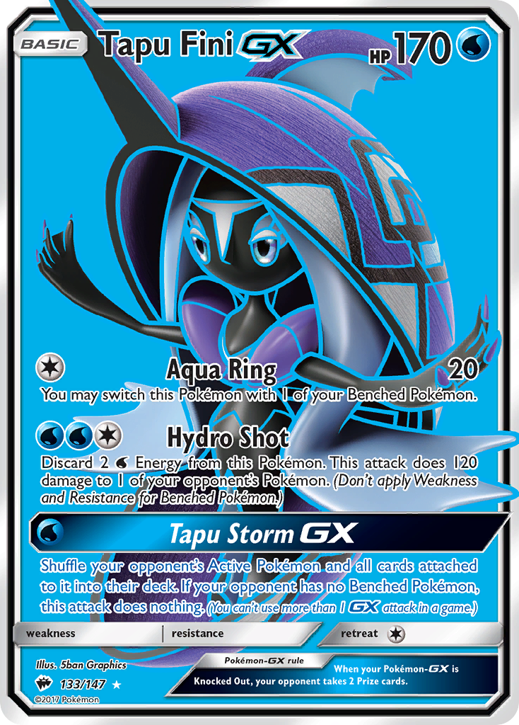 Tapu Fini GX (133/147) [Sun & Moon: Burning Shadows] | KingTCG.ca