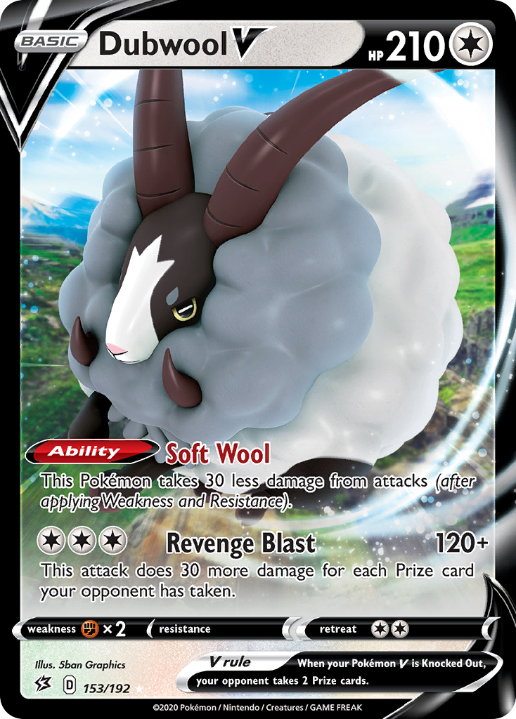 Dubwool V (153/192) [Sword & Shield: Rebel Clash] | KingTCG.ca