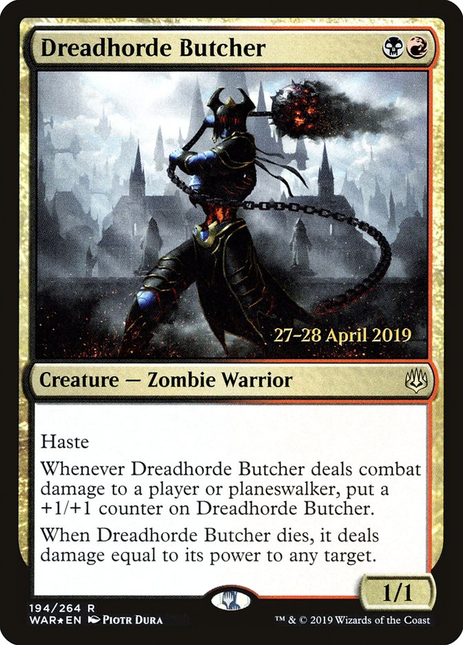 Dreadhorde Butcher  [War of the Spark Prerelease Promos] | KingTCG.ca