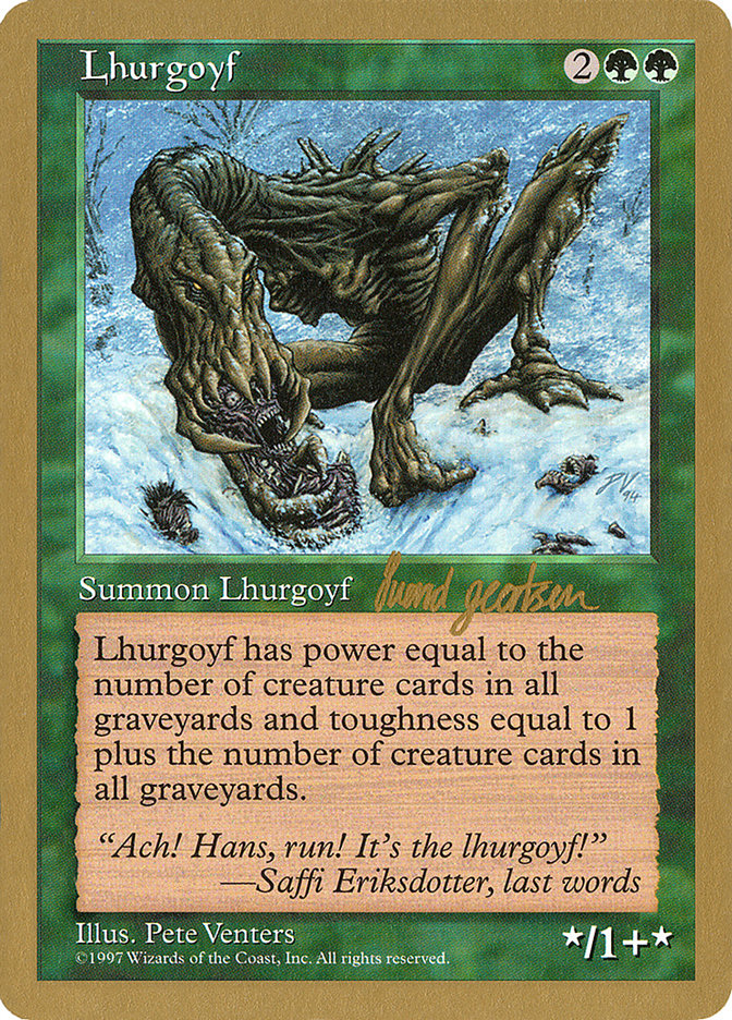 Lhurgoyf (Svend Geertsen) [World Championship Decks 1997] | KingTCG.ca